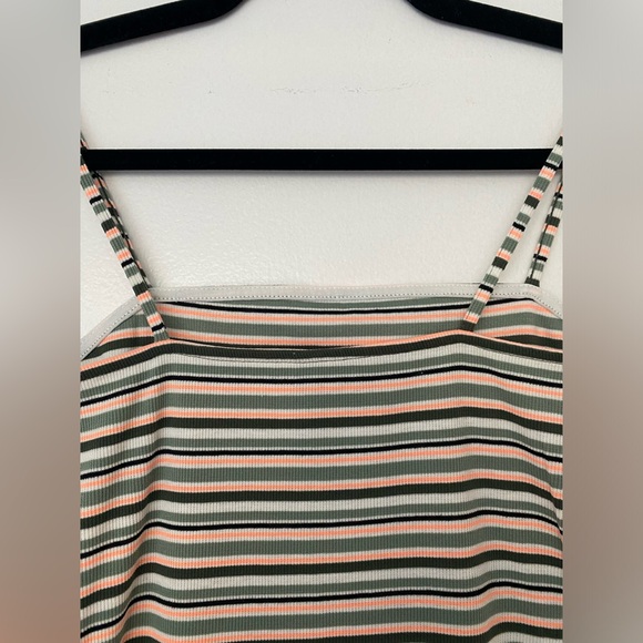 H&M - Striped Bodycon Spaghetti Strap Mini Dress - Size S - Picture 7 of 7